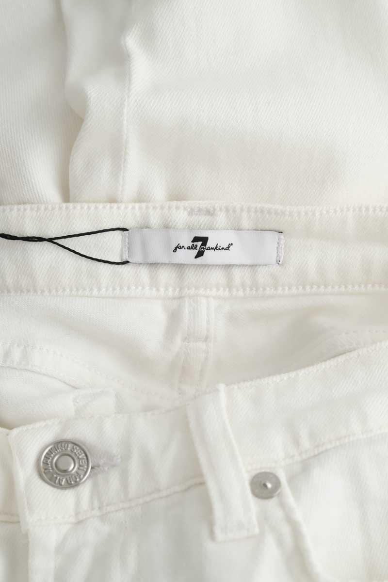 Slim 7 For All Mankind  Blanc