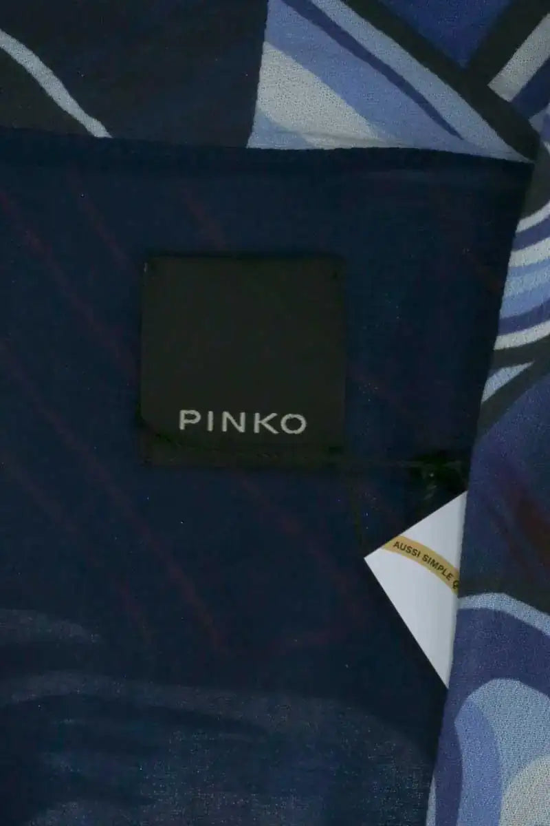 Robe Pinko Bleu en Viscose