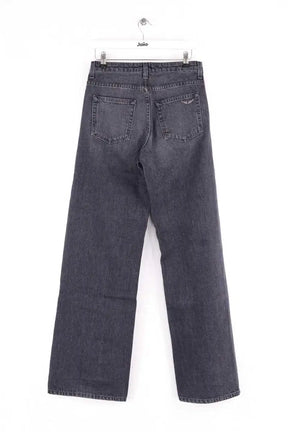 Jean large Zadig & Voltaire The whitney wide leg Noir en Coton