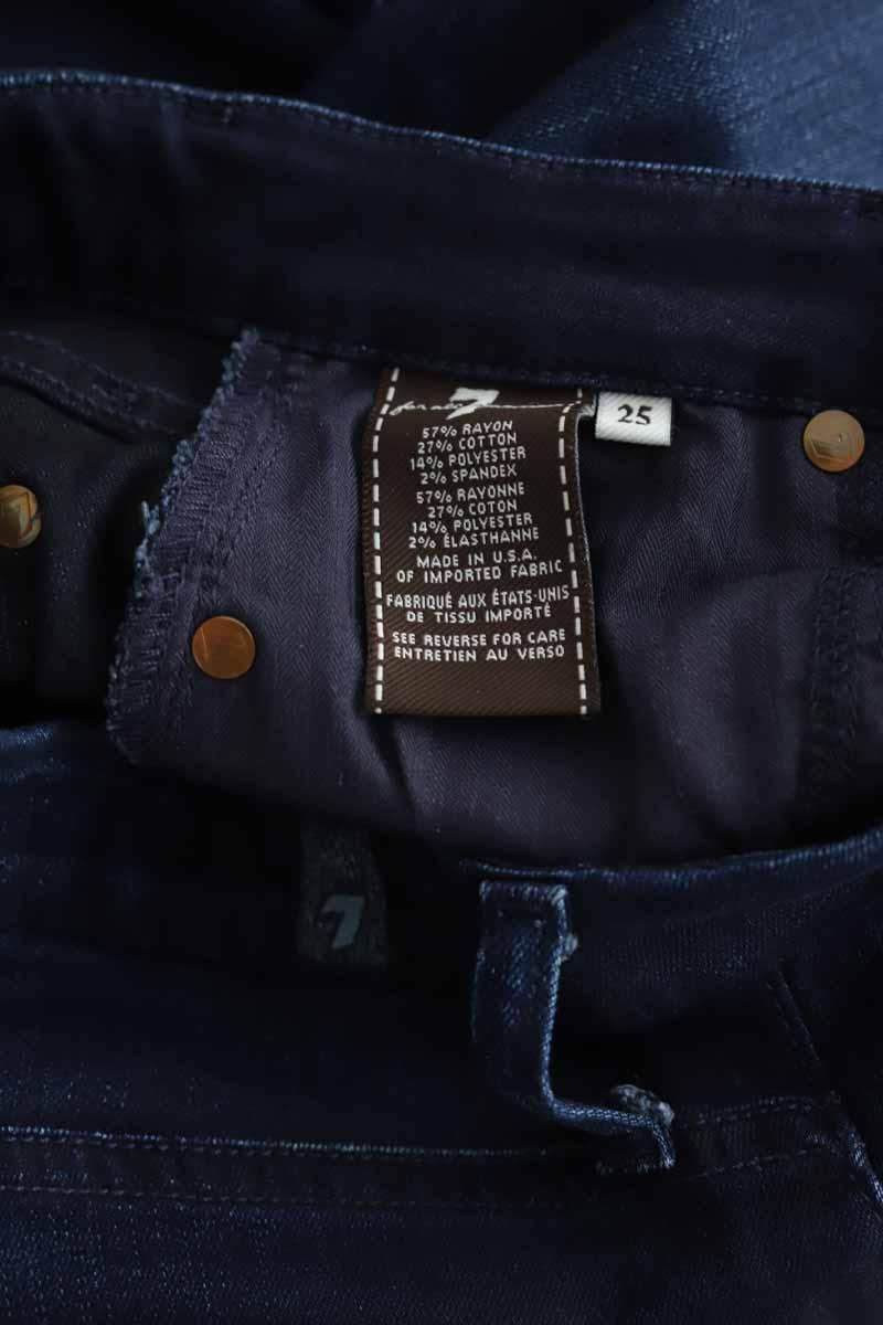 Slim 7 For All Mankind  Bleu