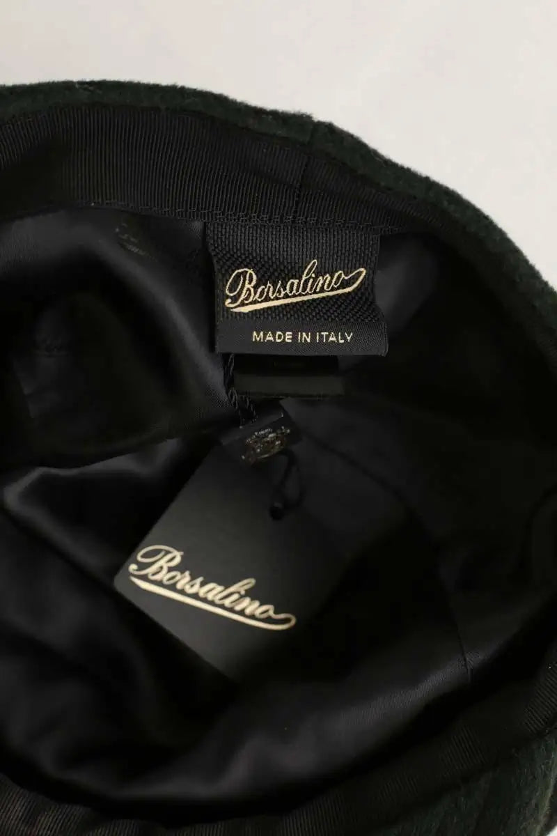Béret Borsalino Vert en Coton