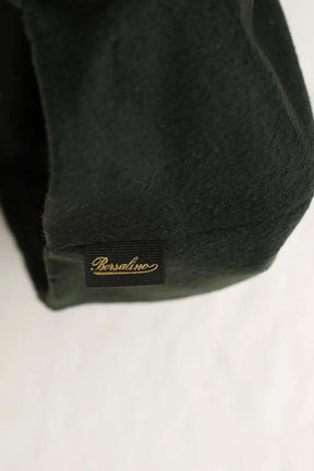 Béret Borsalino Vert en Coton