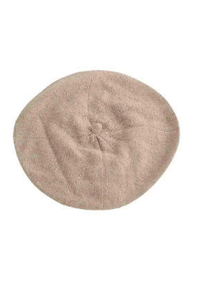 Béret Paule Ka Beige en Cachemire, taille M - Seconde Main