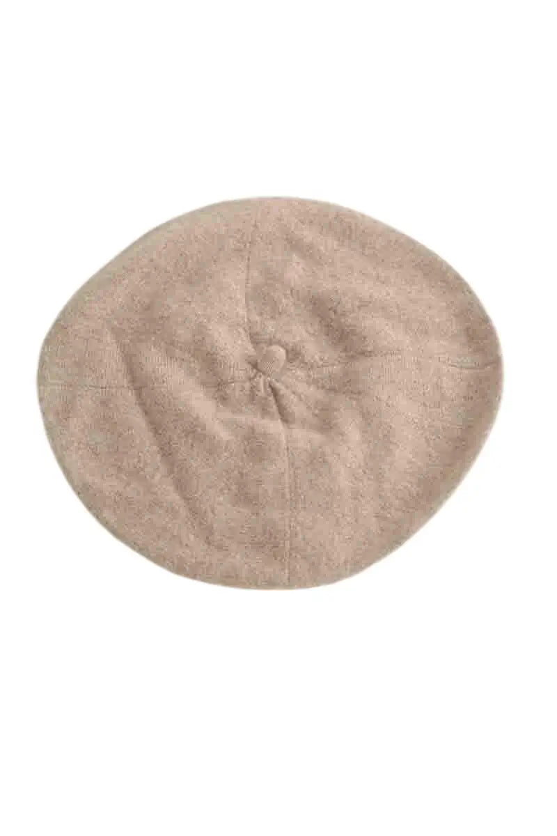 Béret Paule Ka Beige en Cachemire, taille M - Seconde Main