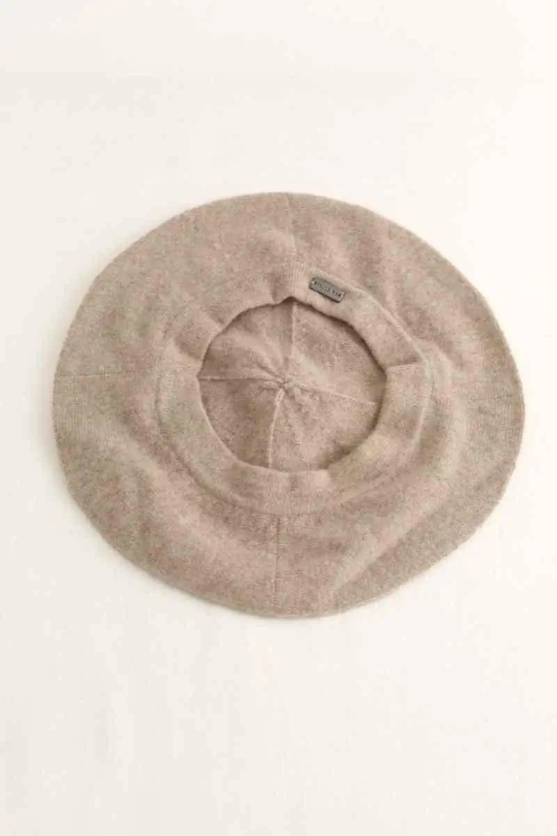 Béret Paule Ka Beige en Cachemire