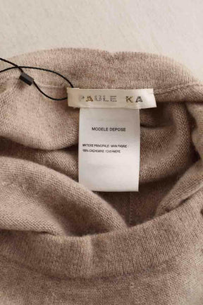 Béret Paule Ka Beige en Cachemire
