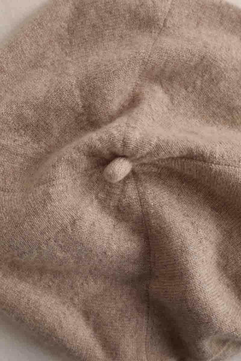 Béret Paule Ka Beige en Cachemire