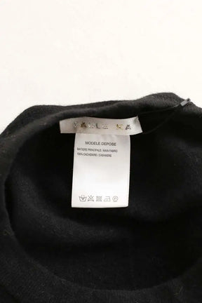 Béret Paule Ka Noir en Cachemire