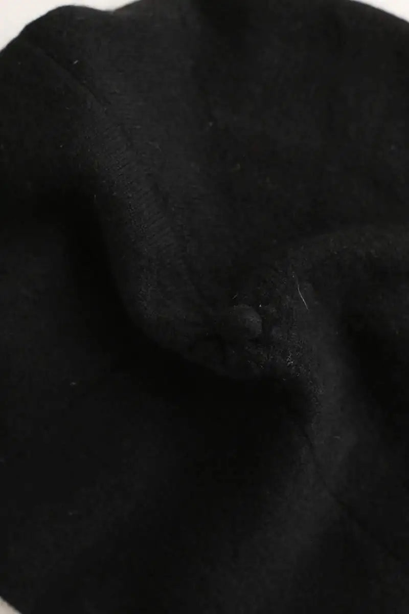 Béret Paule Ka Noir en Cachemire