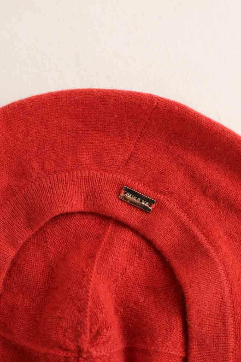 Béret Paule Ka Rouge en Cachemire