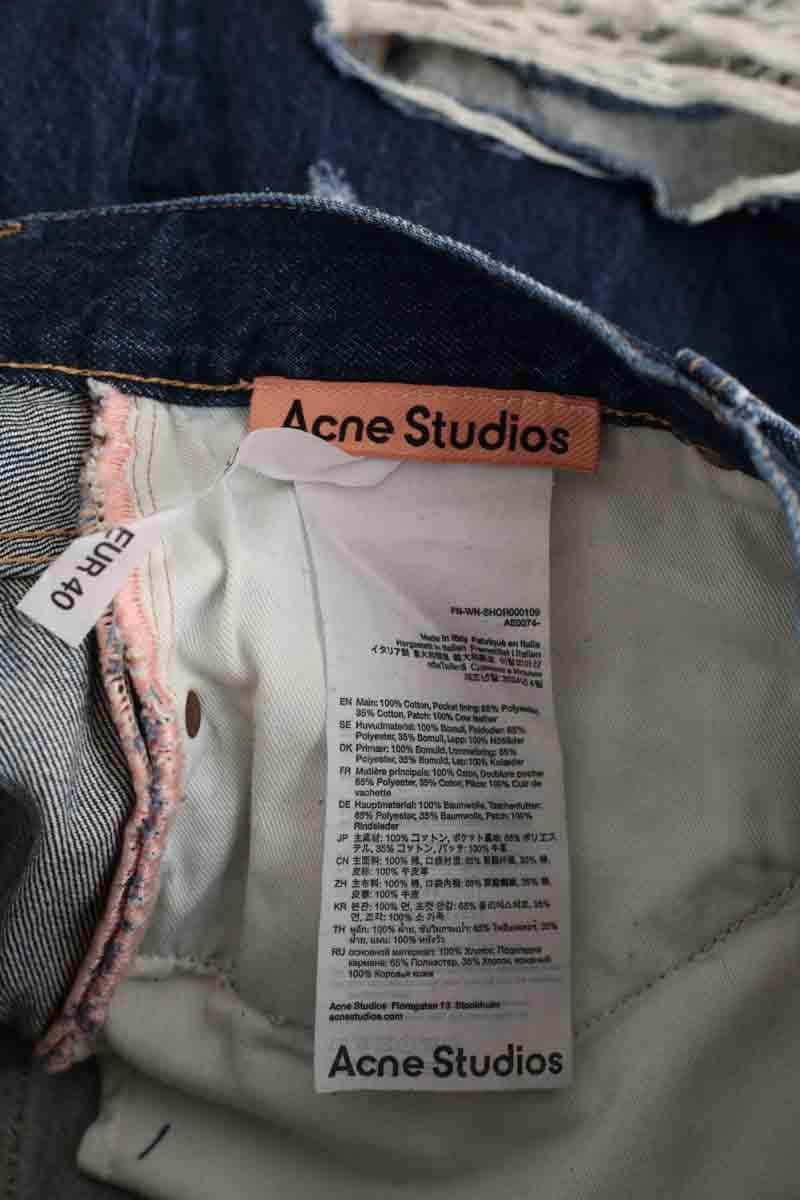 Bermuda Acne Studios Bleu en Coton
