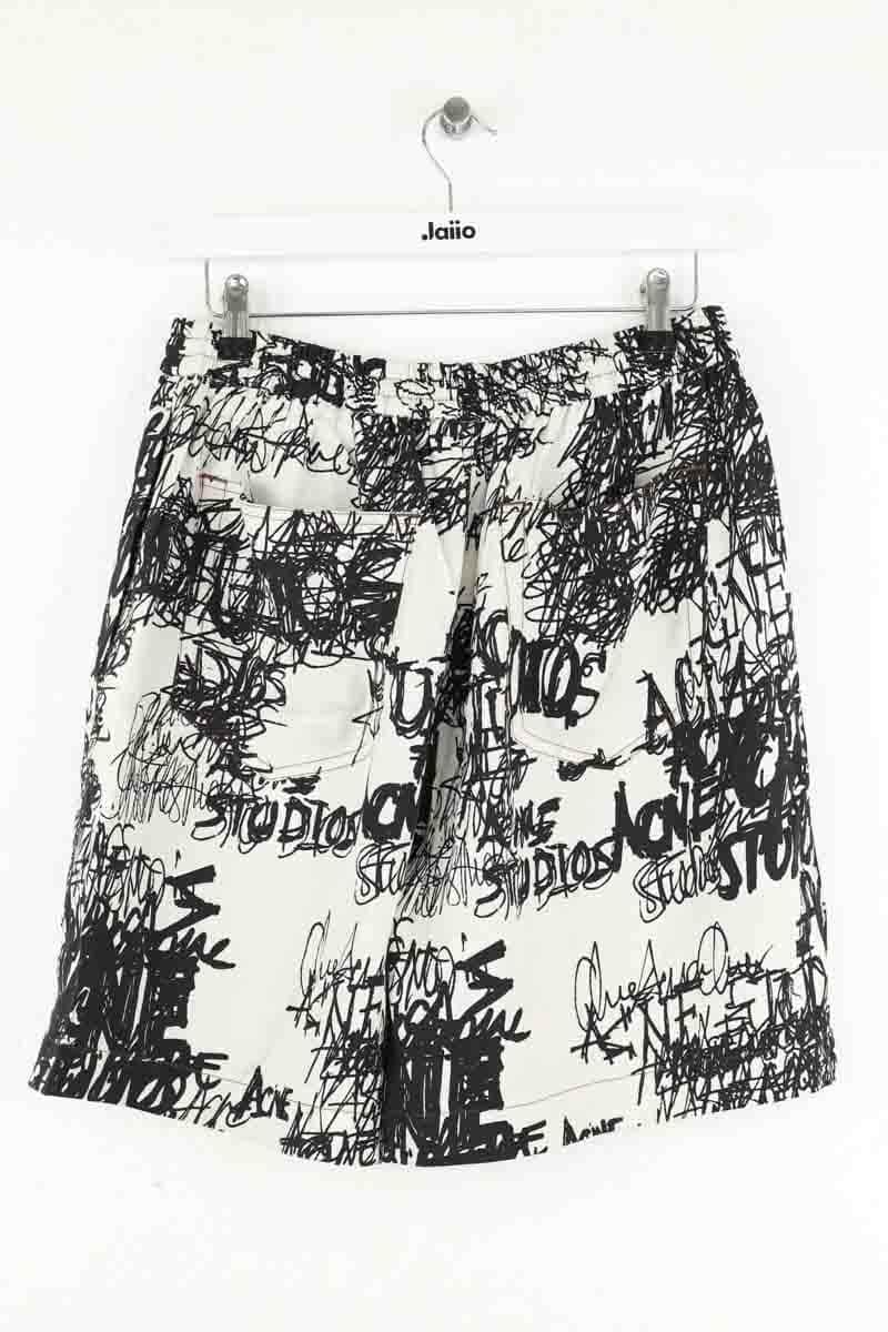 Bermuda Acne Studios Ecru en Viscose