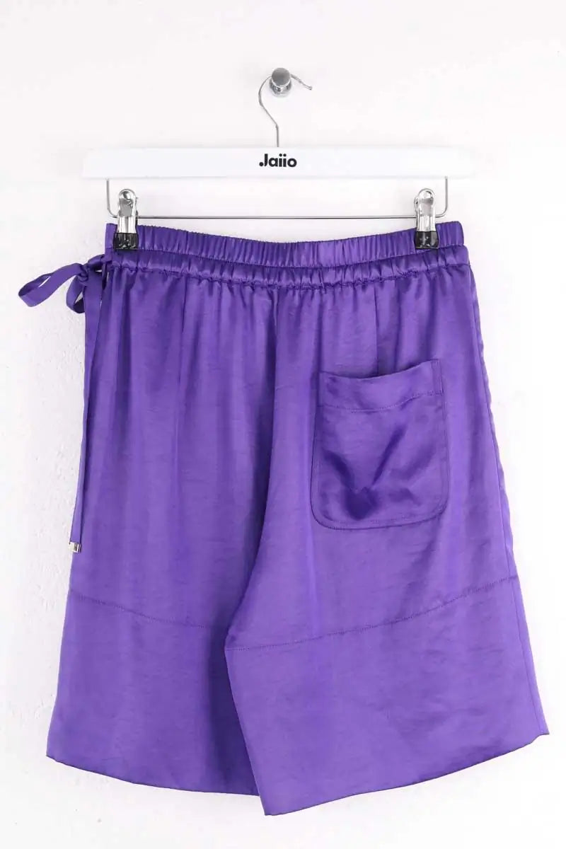 Bermuda Acne Studios Violet en Synthétique