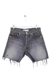 Bermuda Balenciaga Gris en Coton, taille S - Seconde Main