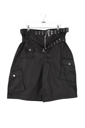 Bermuda Ganni Noir en Polyamide, taille L - Seconde Main