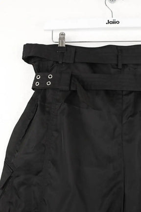 Bermuda Ganni Noir en Polyamide