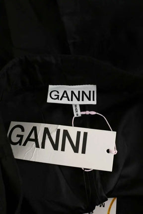 Bermuda Ganni Noir en Polyamide