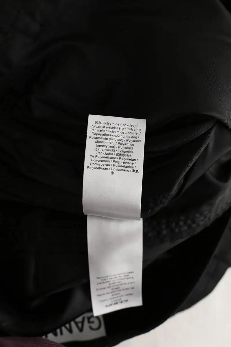 Bermuda Ganni Noir en Polyamide