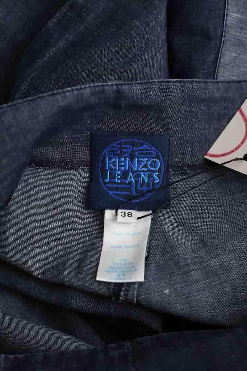 Bermuda Kenzo Bleu en Coton