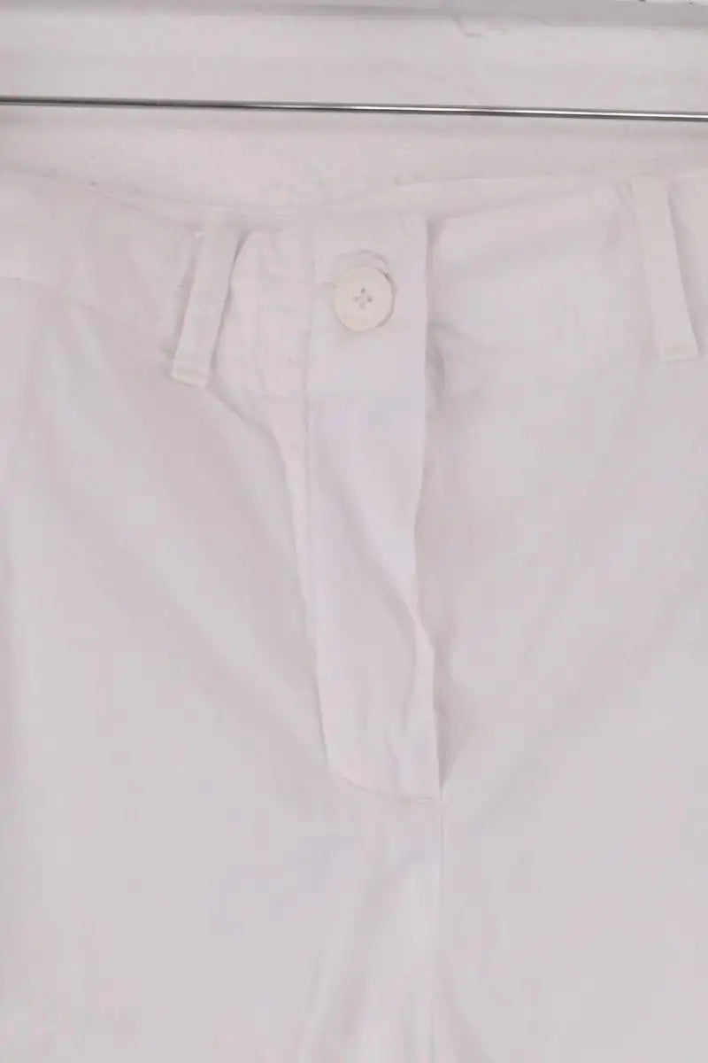 Bermuda Lacoste Blanc en Coton