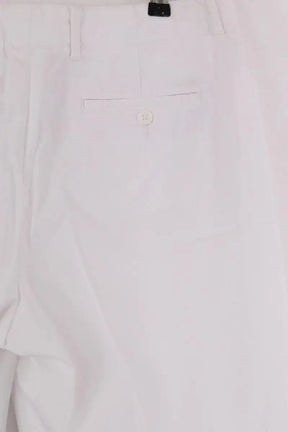 Bermuda Lacoste Blanc en Coton