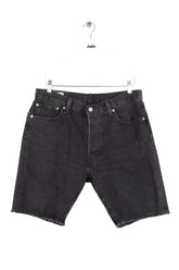 Bermuda Levi's 501 Noir en Coton, taille L - Seconde Main