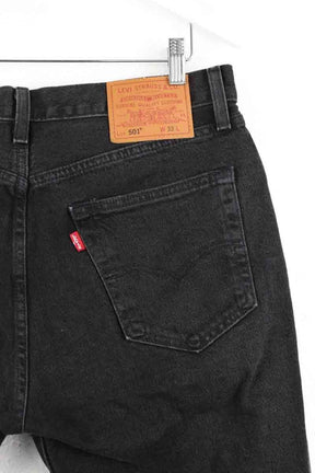 Bermuda Levi's 501 Noir en Coton