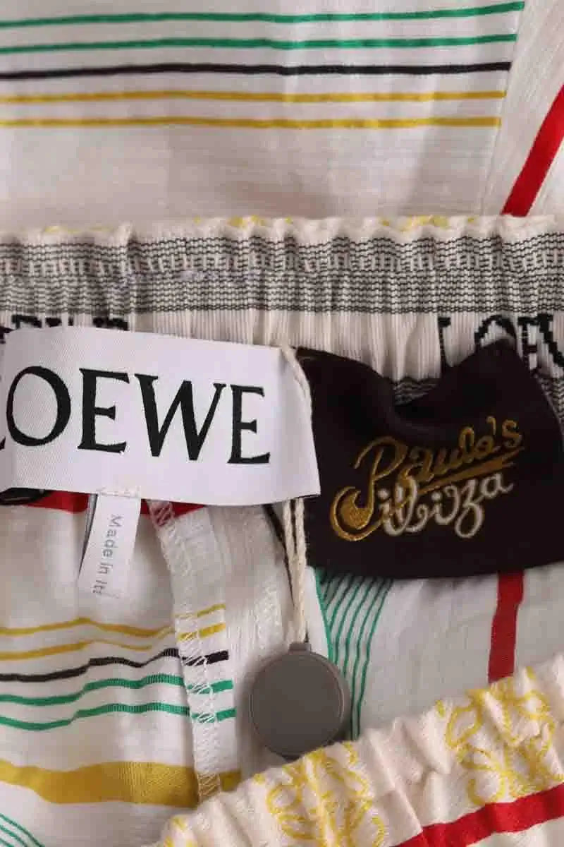 Bermuda Loewe Blanc en Coton