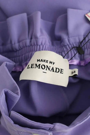 Bermuda Make My Lemonade Violet en Synthétique