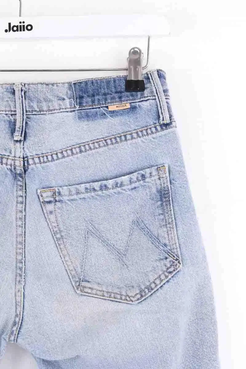 Bermuda Mother Bleu en Coton
