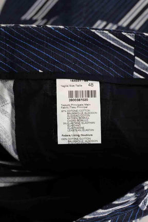 Bermuda MSGM Bleu en Coton