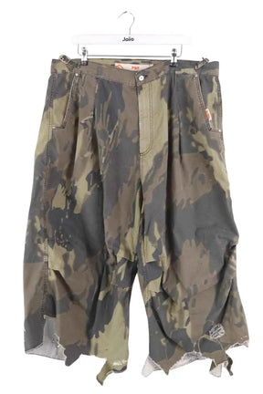 Bermuda PDF Channel Kaki en Coton, taille XL - Seconde Main