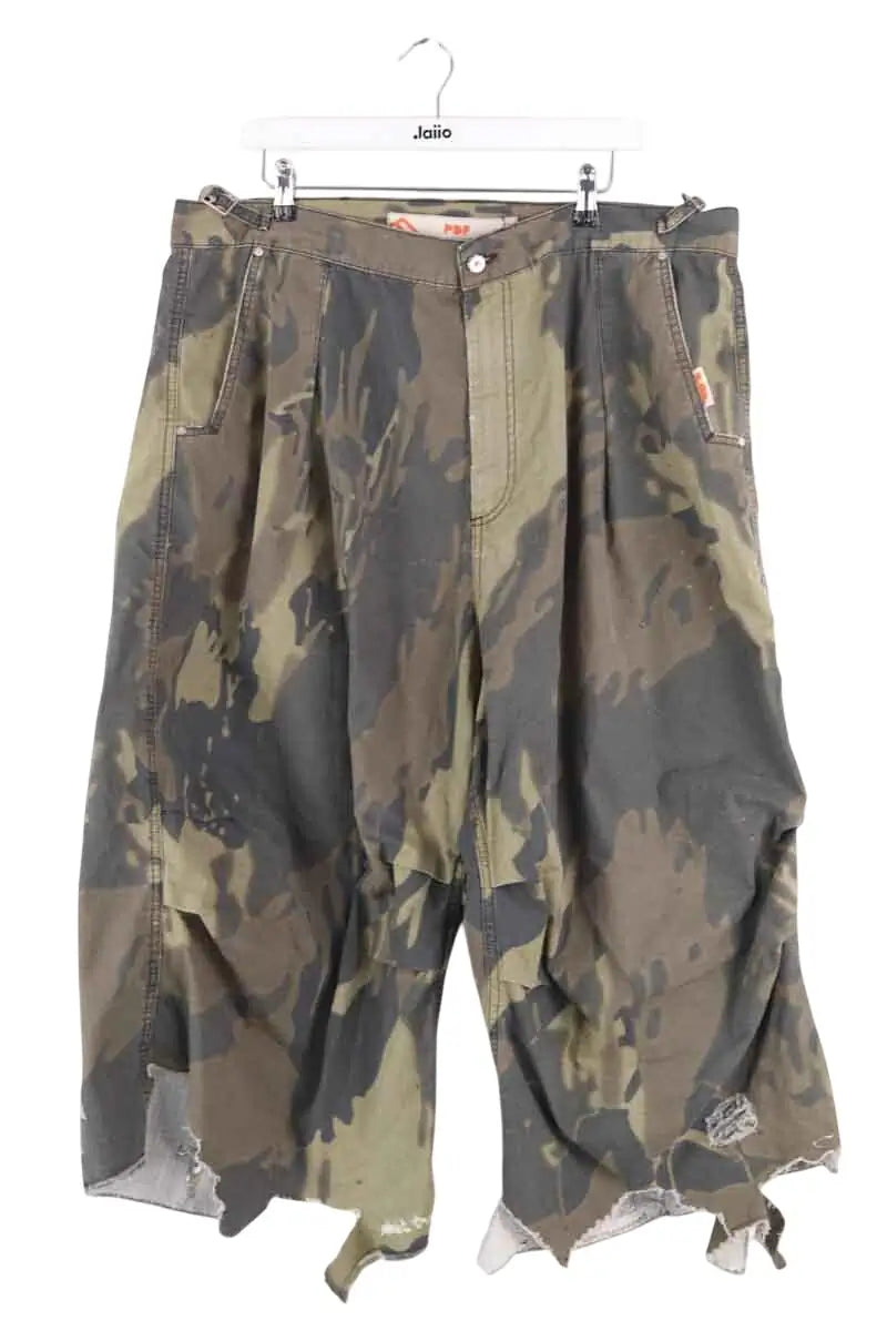 Bermuda PDF Channel Kaki en Coton, taille XL - Seconde Main