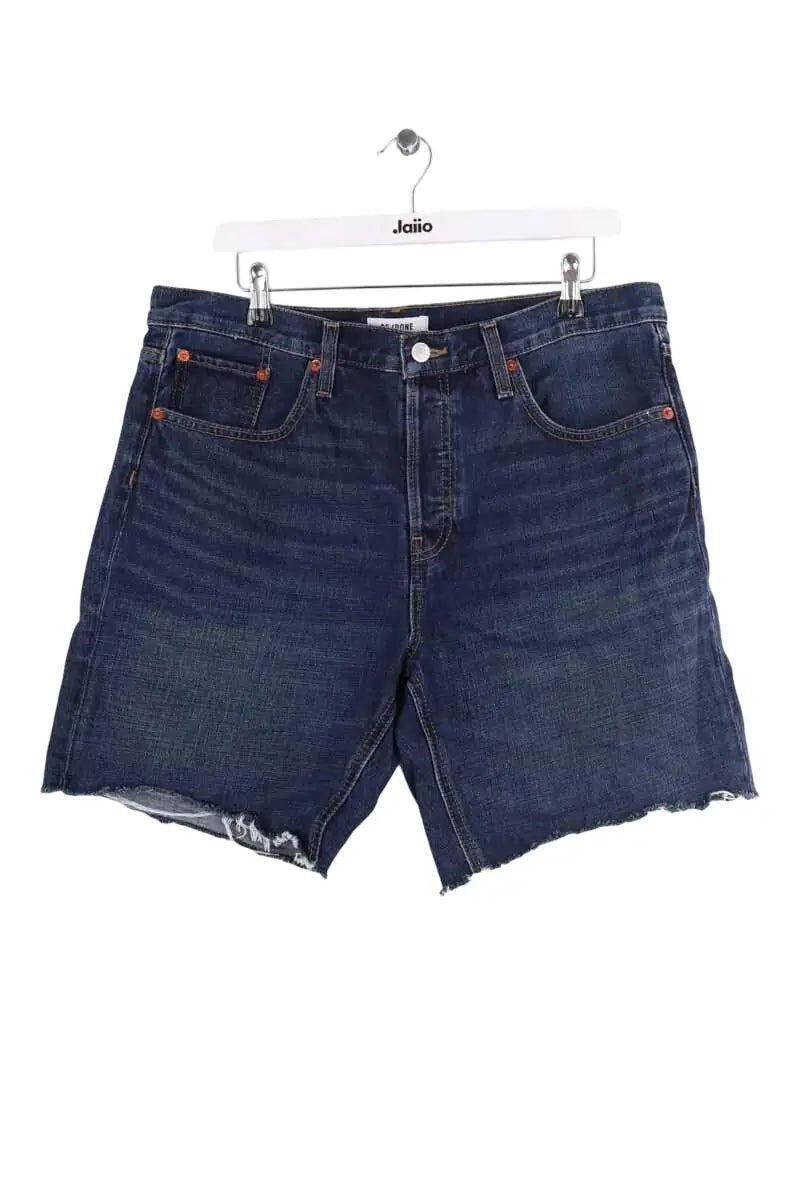 Bermuda RE/DONE Marine en Coton, taille L - Seconde Main