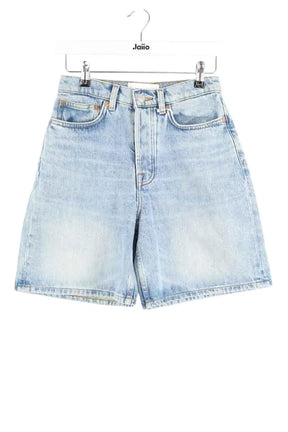 Bermuda Samsoe Samsoe Shelly Bleu en Coton, taille XS - Seconde Main