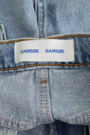 Bermuda Samsoe Samsoe Shelly Bleu en Coton