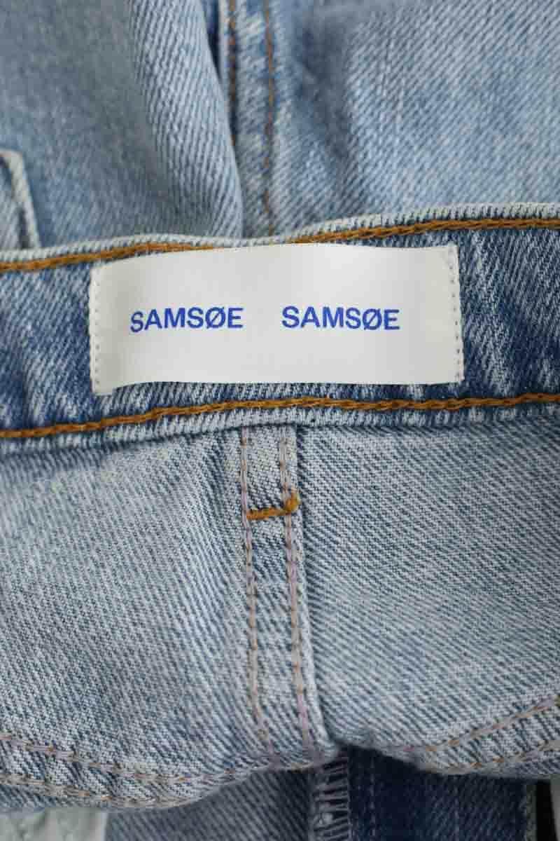Bermuda Samsoe Samsoe Shelly Bleu en Coton