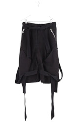 Bermuda The Attico Noir en Coton, taille XL - Seconde Main