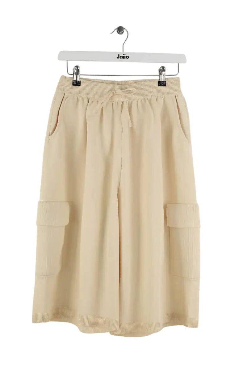 Bermuda The Frankie Shop Ecru en Coton, taille M - Seconde Main
