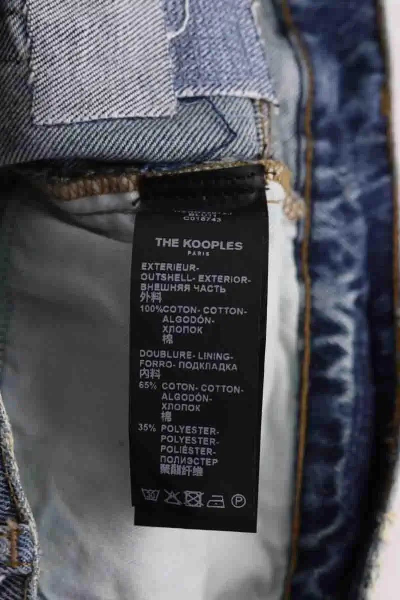 Bermuda The Kooples Bleu en Coton