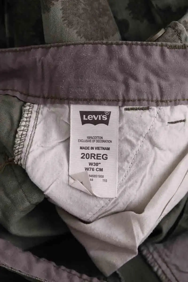 Bermuda Levi's Kaki en Coton