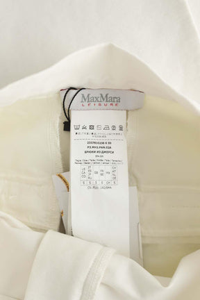 Droit Max Mara  Blanc
