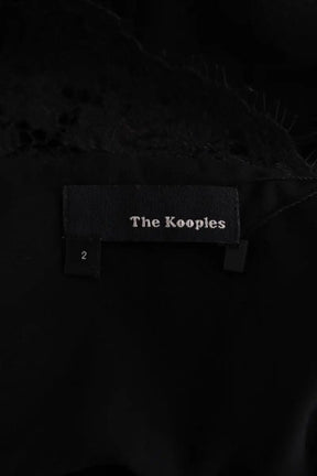Blouse The Kooples Noir en Synthétique