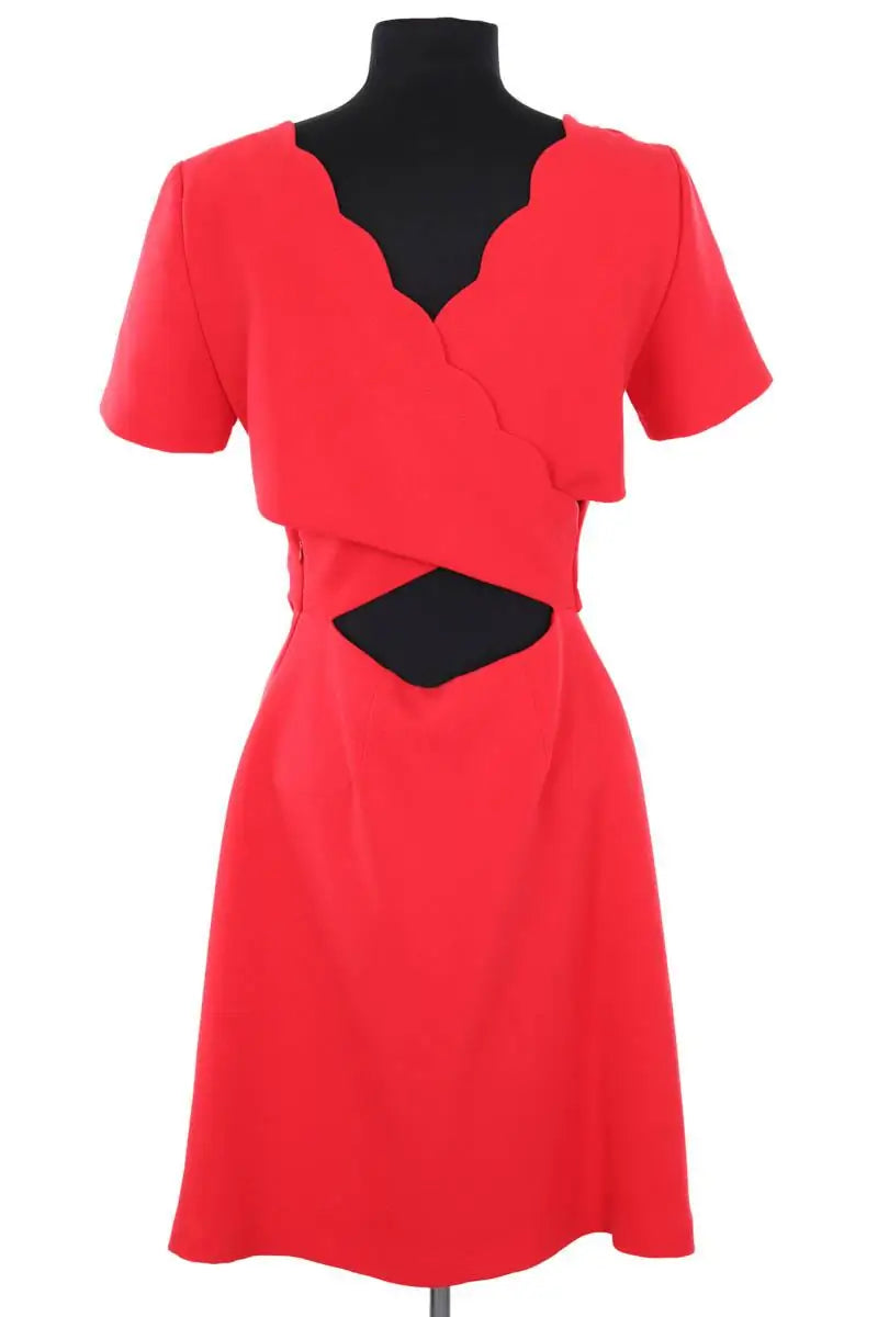 Robe Claudie Pierlot Rouge en Synthétique