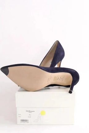 Talons LK Bennett Fern Marine en Daim