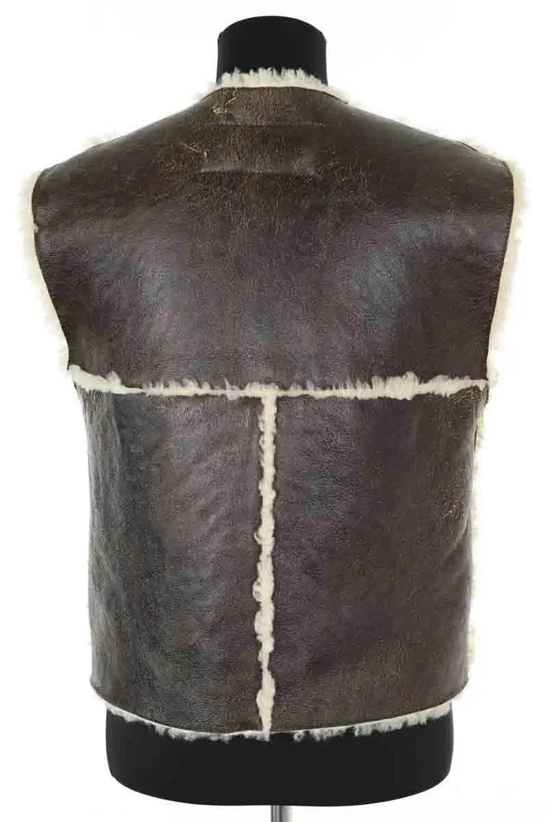Veste Sprung Frères Marron en Cuir