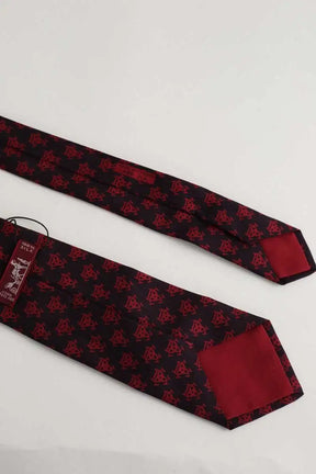 Cravate Hermès  Bordeaux