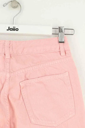 Jean droit Des Petits Hauts Rose en Coton