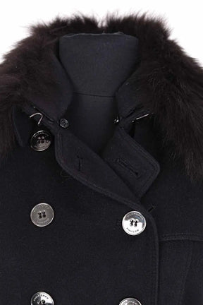 Manteau Burberry Noir en Laine