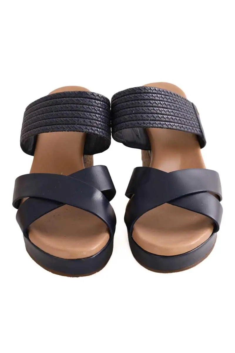 Sandales Ugg Bleu en Cuir